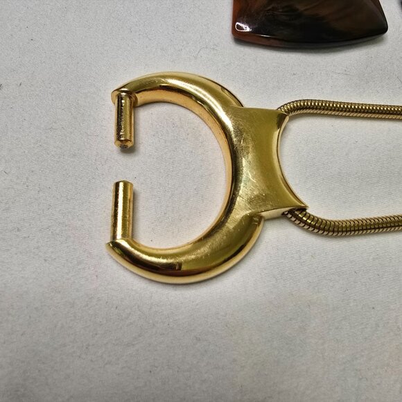 Vintage Lanvin Bijoux Lucite Interchangeable Pendant Necklace in Original Box - Picture 4 of 16